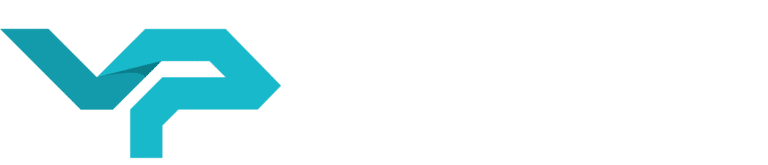 Vp engineering logo on a green background.